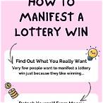 how to manifest lottery win